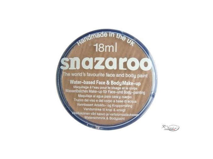 Barva na obličej Snazaroo 18ml - 909 Béžová