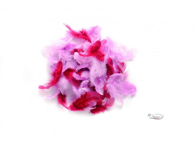 Peříčka 2g - Růžový mix