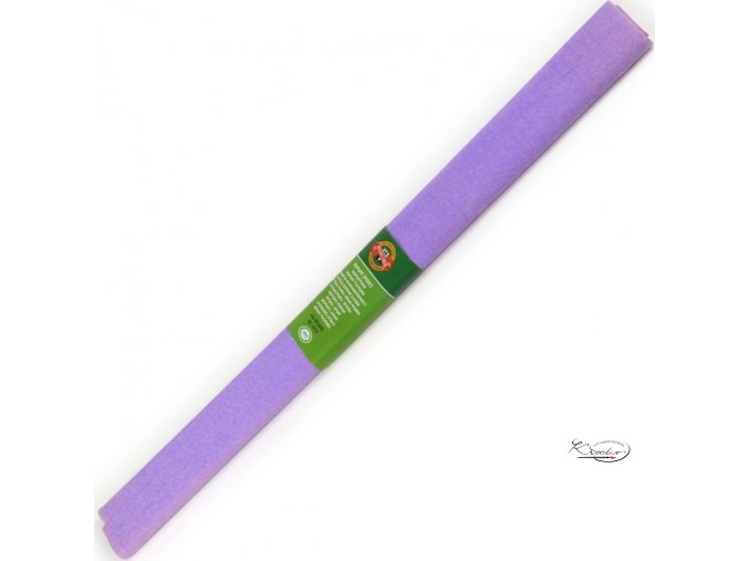 Krepový papír - světle fialový 200x50cm