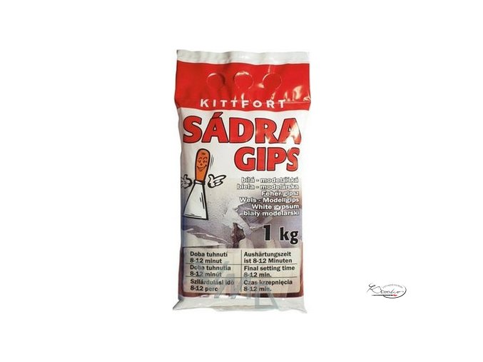 Sádra bílá - modelářská 1 kg