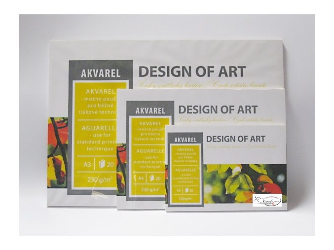 Akvarelové bloky - Design of Art