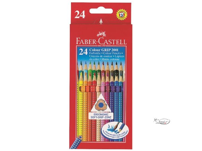 Pastelky Faber-Castell Grip 24 - Aquarell Effect