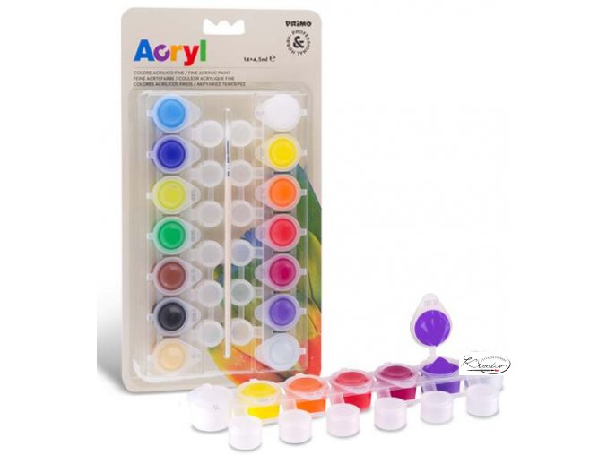 Akrylové barvy Primo 14x4,5ml