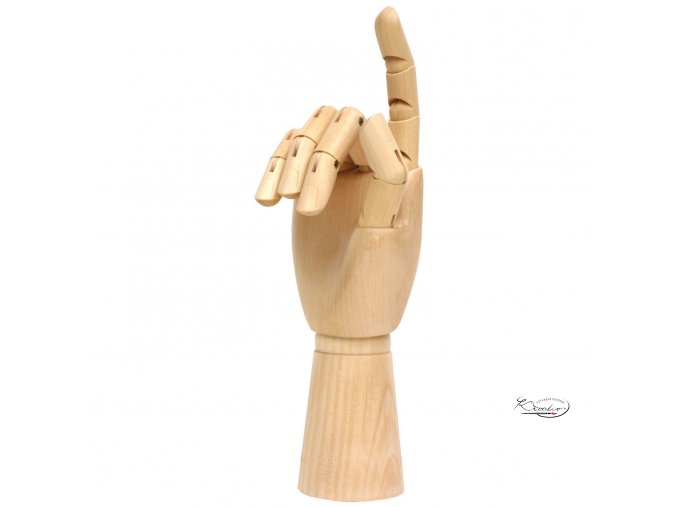 Dřevěná ruka kloubová 28,5 cm