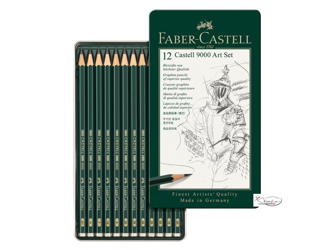 Sada grafitových tužek Faber-Castell 12ks