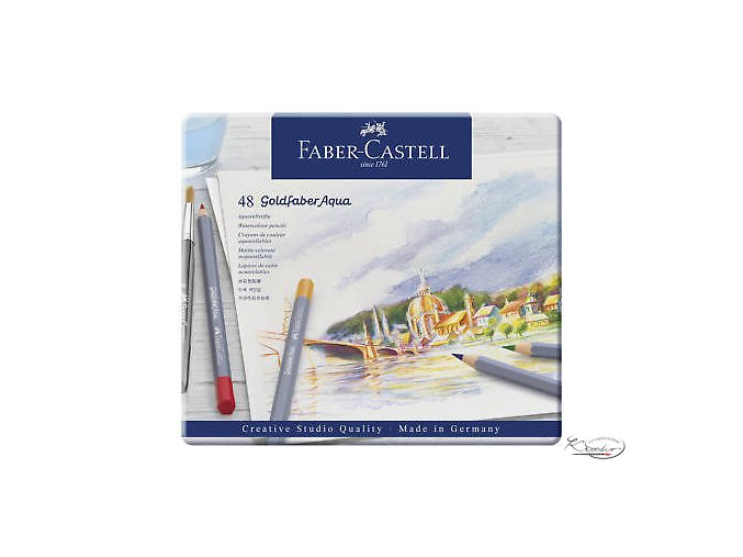 Akvarelové pastelky Goldfaber Aqua Faber-Castell 48