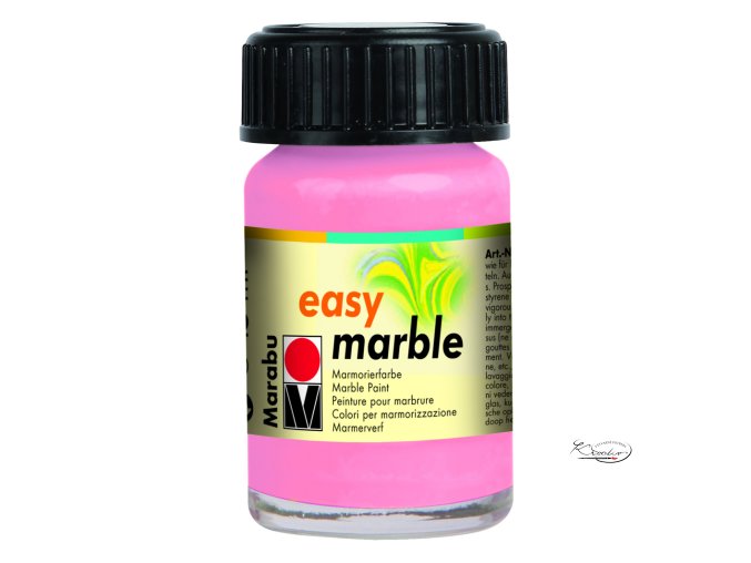 Mramorovací barva easy marble 15ml 033 Růžová