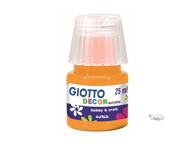 Akrylová barva Giotto Decor Matt 25ml - žlutá tmavá