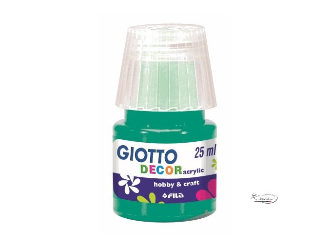 Akrylová barva Giotto Decor Matt 25ml - zelená smaragdově