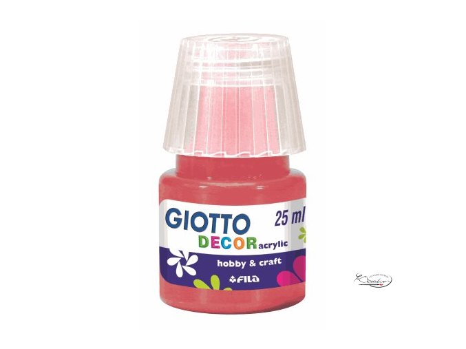 Akrylová barva Giotto Decor Matt 25ml - červená