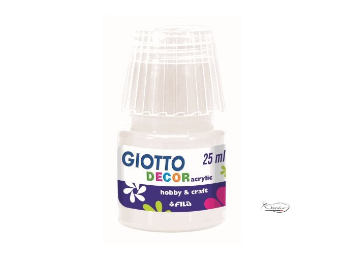 Akrylová barva Giotto Decor Matt 25ml - bílá