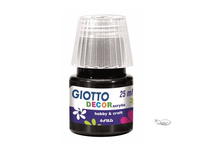 Akrylová barva Giotto Decor Matt 25ml - černá