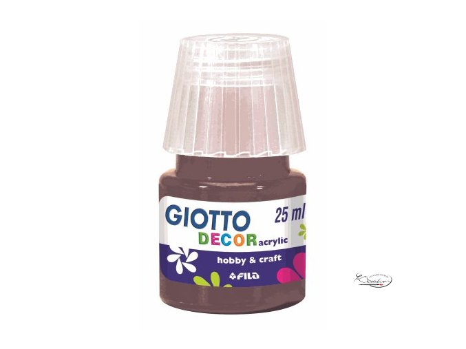 Akrylová barva Giotto Decor Matt 25ml - hnědá