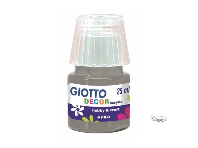 Akrylová barva Giotto Decor Matt 25ml - stříbrná