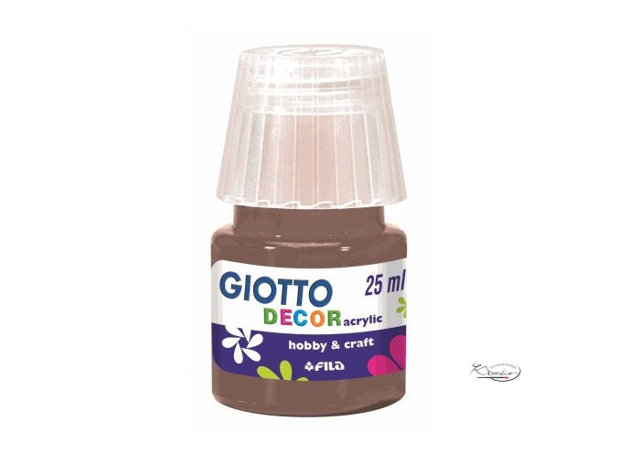 Akrylová barva Giotto Decor Matt 25ml - hnědá světlá