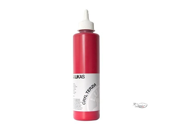 Akrylová barva LUKAS "Cryl Terzia" 500ml - Kadmium červené tmavé