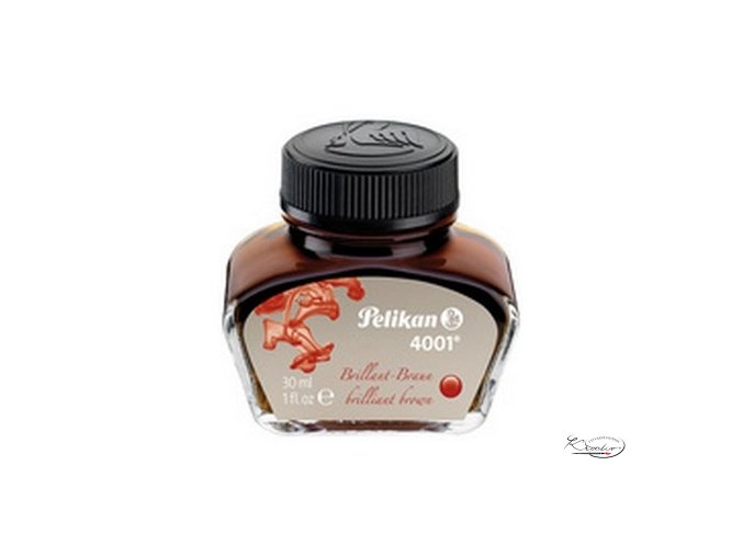 Inkoust brilantní Pelikan 30ml - Hnědý