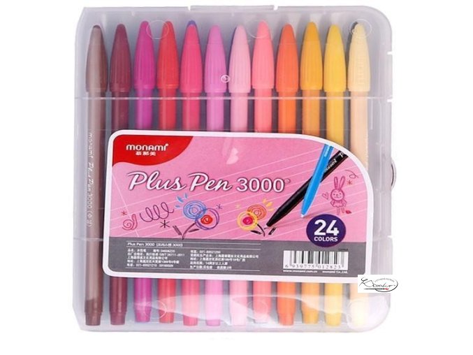 Monami Non- Permanent Fine Liner - 24