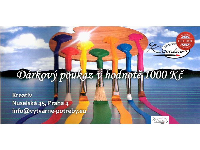 Dárkový poukaz 1000,- Kč