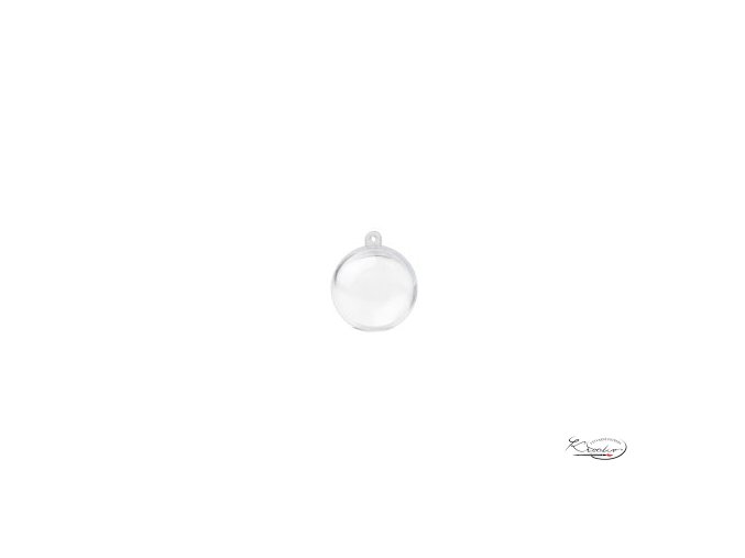 Plastová koule dvoudílná 4 cm