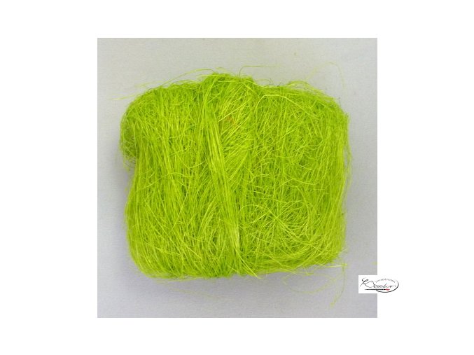 Sisalové vlákno 25g - jarní zeleň