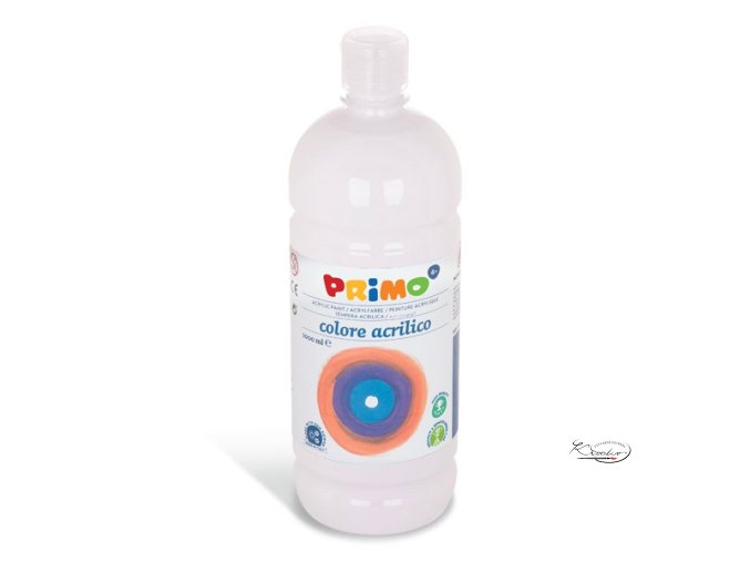 Akrylová barva Primo 1000 ml -  bílá