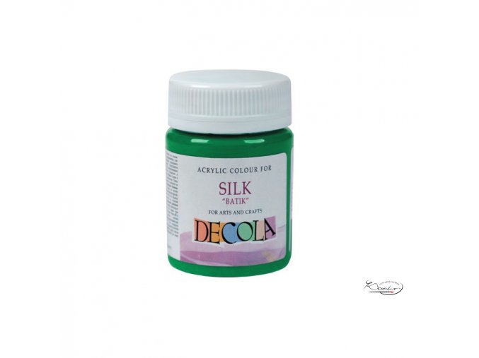 Akrylová barva na hedvábí Deco Batik 50 ml - 722 Green medium