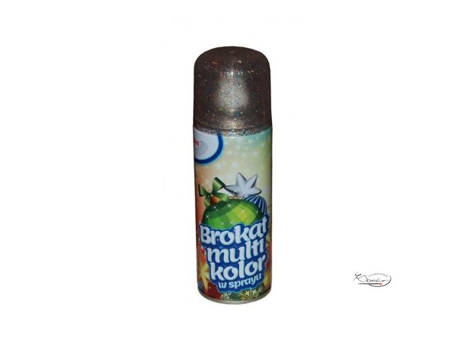 Sprej multicolor s brokátem 250 ml