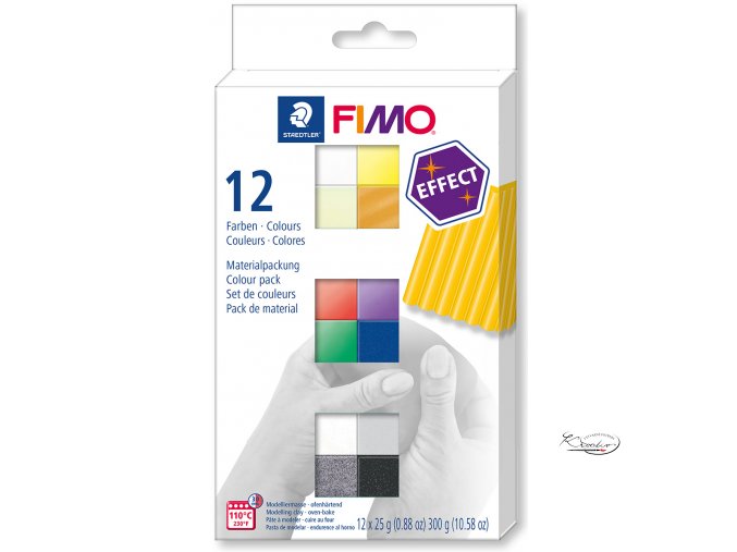 Fimo Efect sada - 12 x 25 g