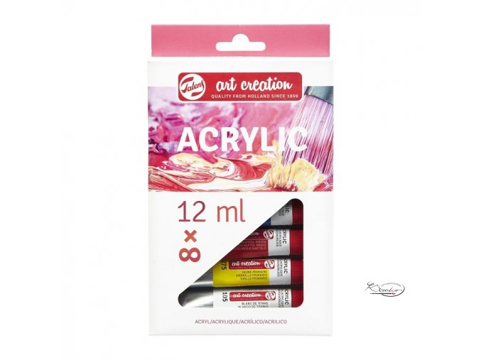 Akrylové barvy Royal Talens 8 x 12 ml