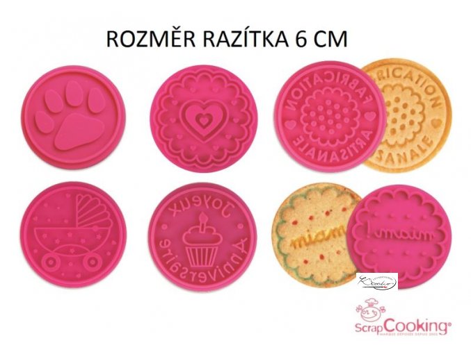 Razítka na sušenky Stampo Cookies