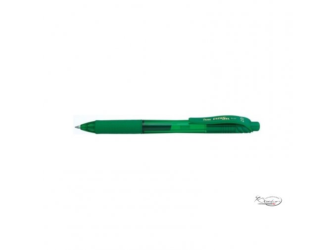 Kuličkové pero Pentel Ener Gel - zelené