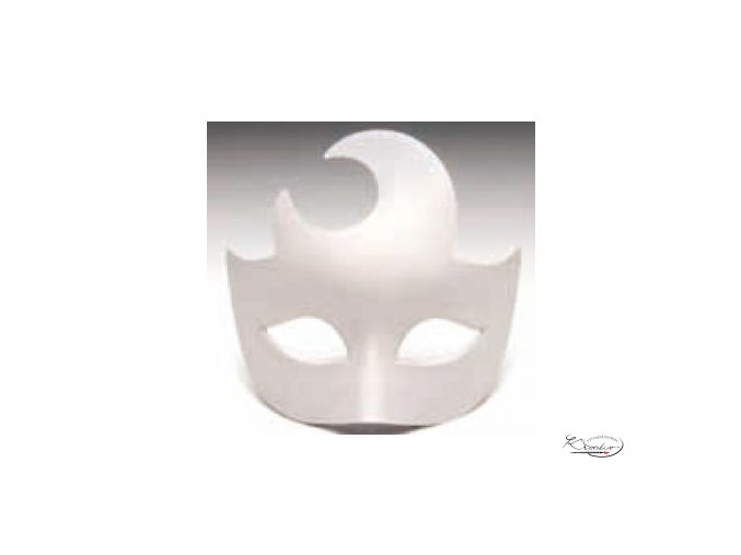 Maska karnevalová 16,5 cm - Lune