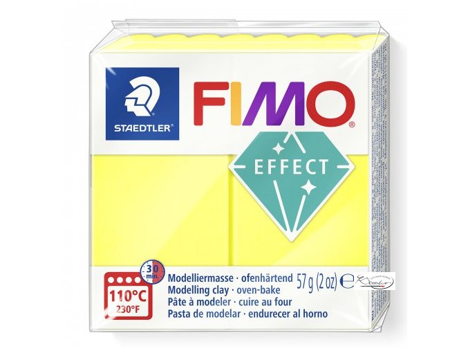 Fimo Effect Neon - 101 Neon žlutá