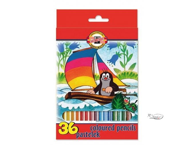 Koh-i-noor pastelky Krtek 36 ks