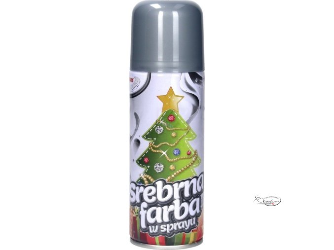 Dekorační sprej 250 ml - stříbrný