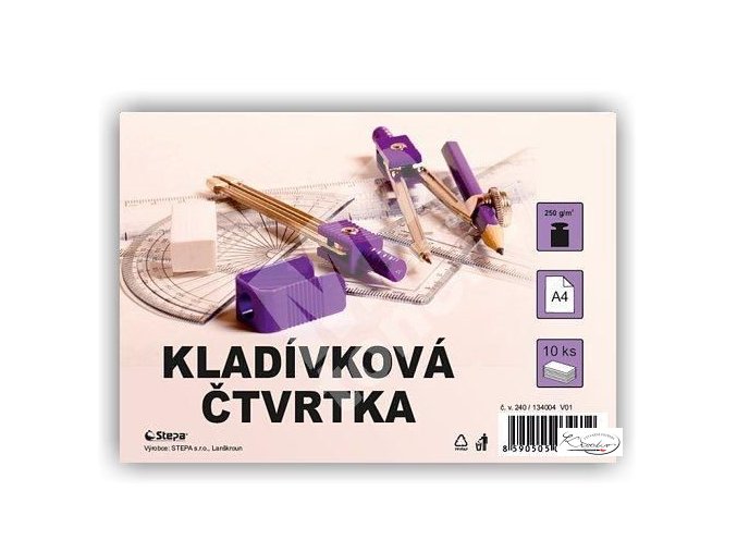 Kladívková čtvrtka  A4 - 10 listů - 250 g