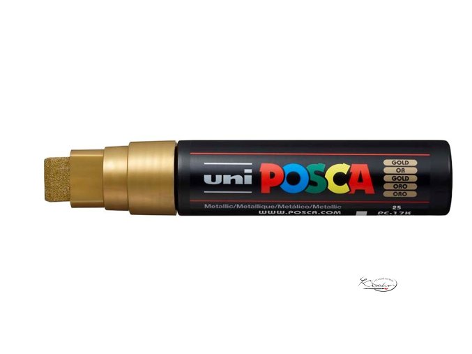 Popisovač Posca PC-17K akrylový 15 mm - zlatý