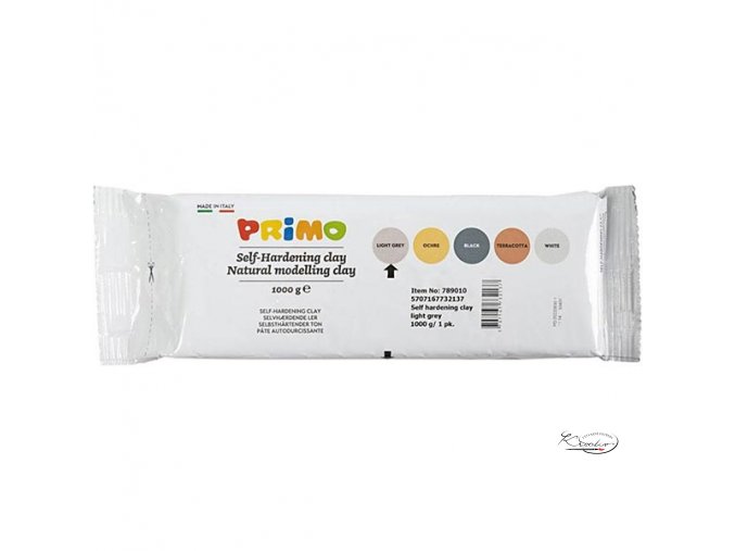Samotvrdnoucí hmota PRIMO 1 kg - šedá