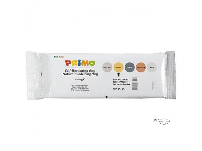 Samotvrdnoucí hmota PRIMO 1 kg - okrová