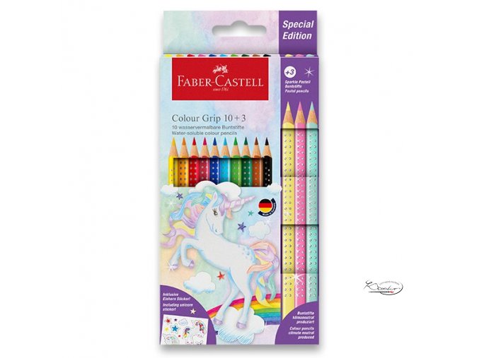 Pastelky Faber - Castell Colour Grip Unicorn 13 ks