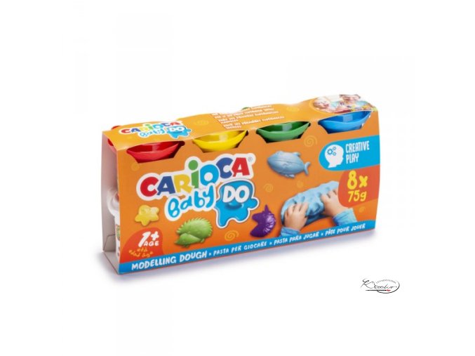 Modelovací hmota Baby Dough  8 ks