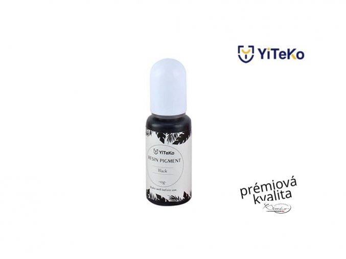 Tekutý pigment do pryskyřice 10 ml - černý