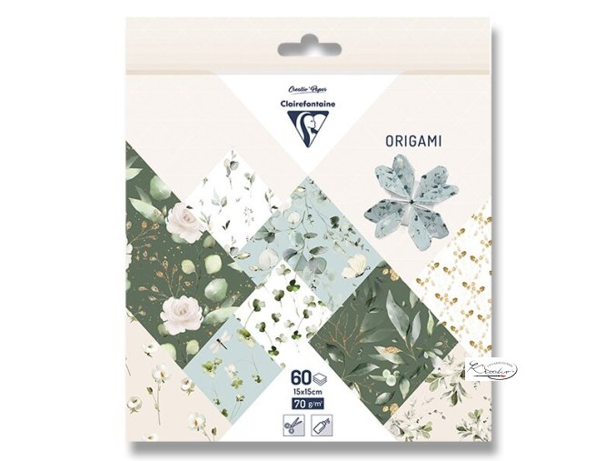 Sada papírů Clairefontaine ORIGAMI Romantic - 60 listů