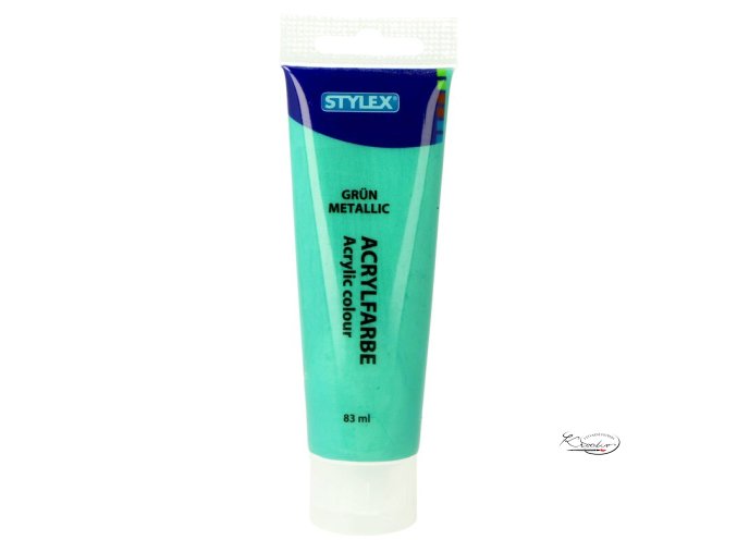 Akrylová barva Stylex 83 ml - Zelená metalická