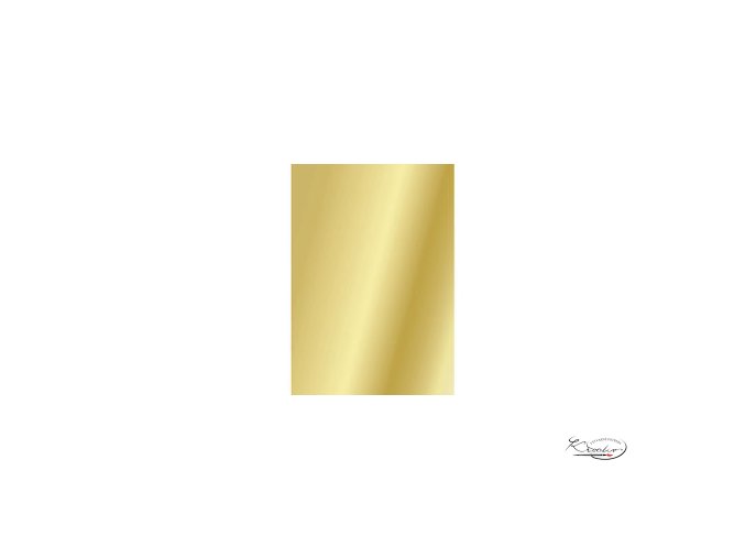 Hedvábný papír 50x70 cm 18g - zlatý, jednostranný