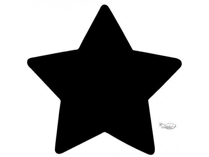 Děrovač červený 15mm - hvězda