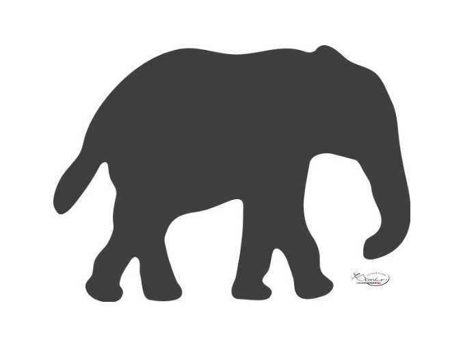 Děrovač červený 15mm - slon