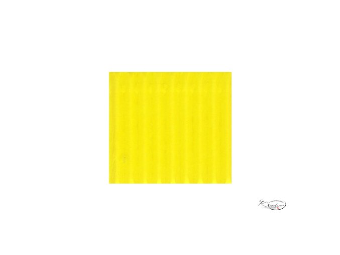 Karton 50x70 cm 300g vlnitý světle žlutý