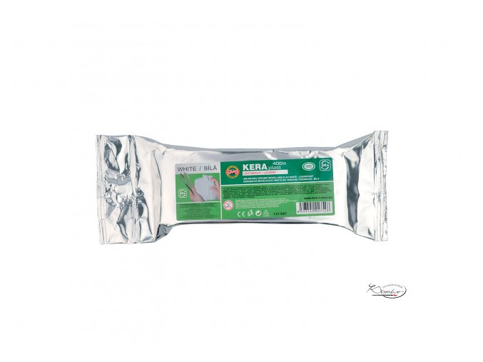 Modelovací hmota keraplast lehčený bílý 400g